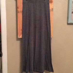 Grey Maxi Skirt #544